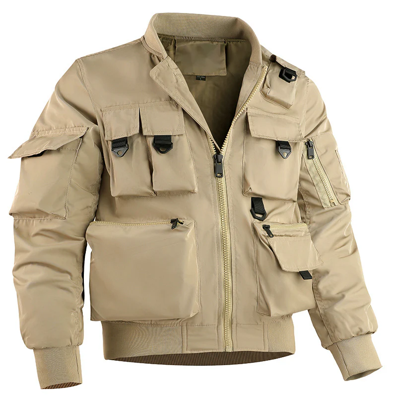 Mountain camping casual jacket functional outdoor multi-pocket jacket waterproof jacket - Image 4