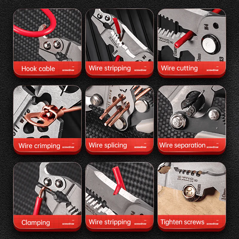 Multifunctional folding wire stripper - Image 10