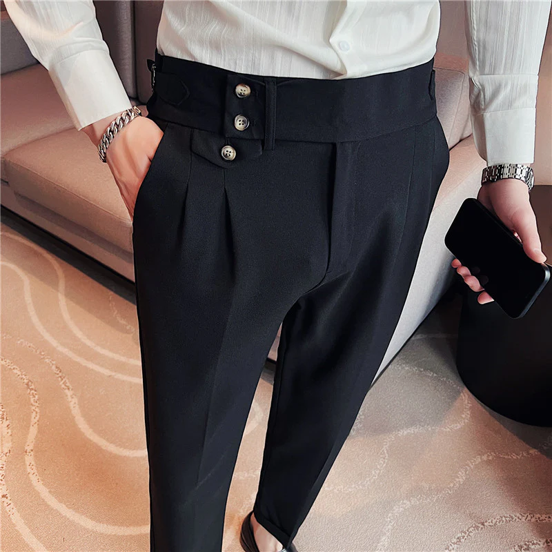 Naples draped high waist straight-leg track pants - Image 2