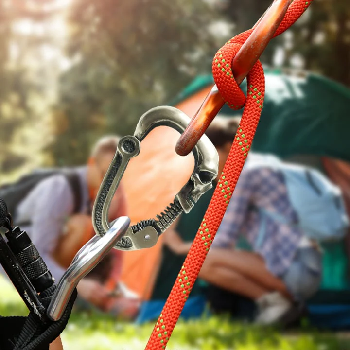 Novel Skull Carabiner with Articulated Cervical Column Clasp - Image 5