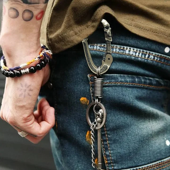 Novel Skull Carabiner with Articulated Cervical Column Clasp - Image 7