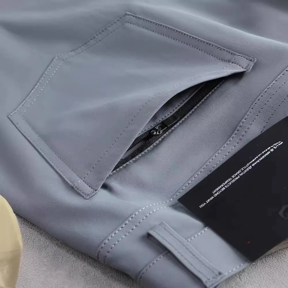Outdoor functional pants, thin casual pants, men's light luxury high-end straight trousers - Image 9
