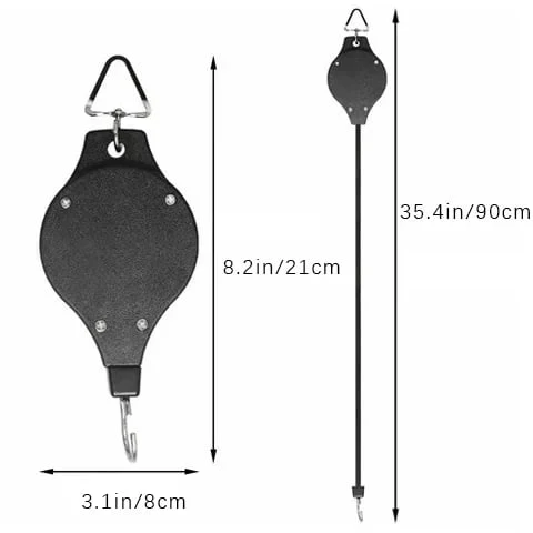 Plant Pulley Set For Garden Baskets Pots, Birds Feeder - Image 12