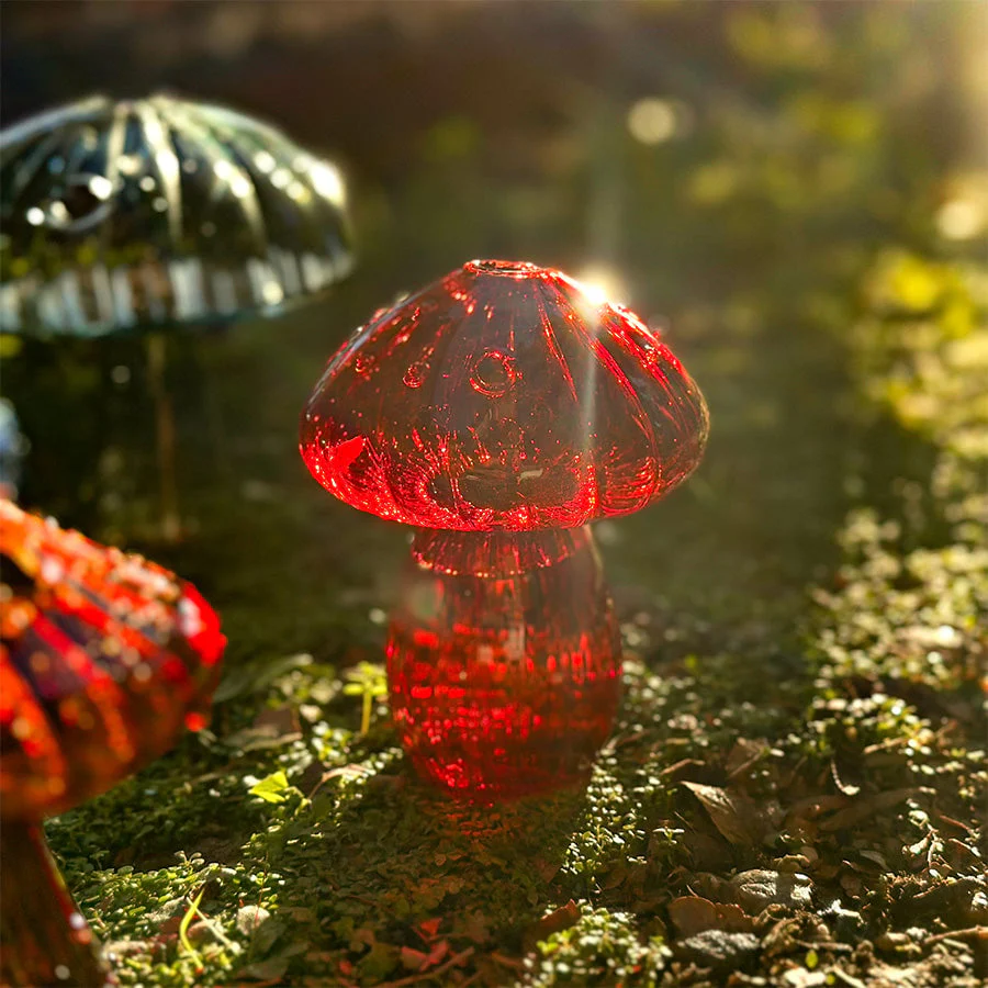 Glass Mushroom Vases - Image 5