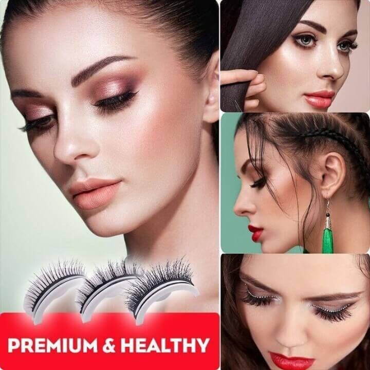 Waterproof & Reusable Self-Adhesive Eyelashes - Image 4