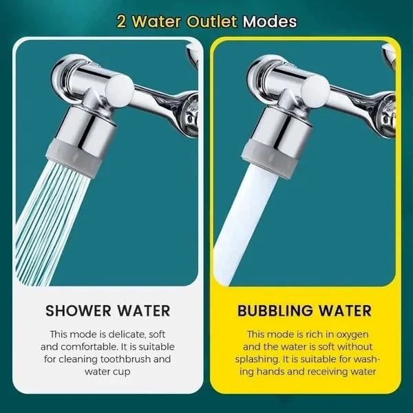 Rotating 1080° robotic arm faucet (universal model) - Image 2