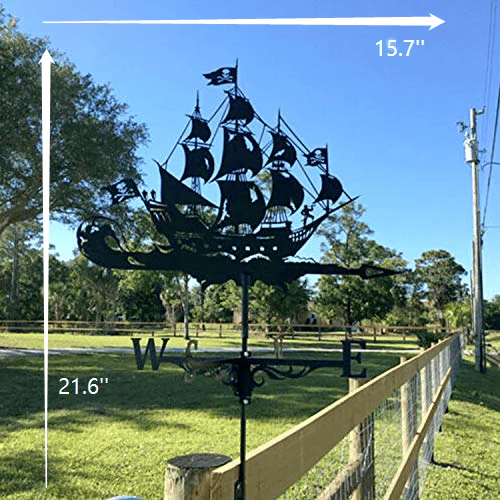 Stainless steel weather vane (rustic style weather vane garden decoration) - Image 2