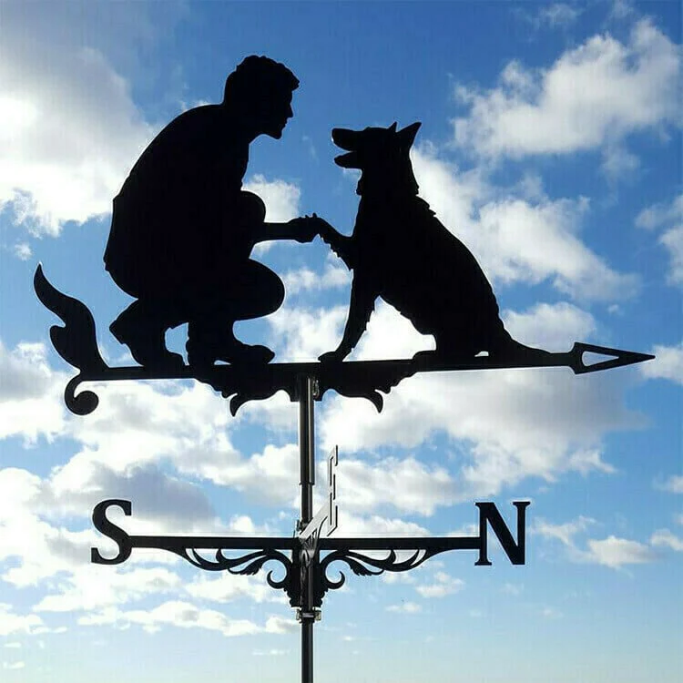 Stainless steel weather vane (rustic style weather vane garden decoration) - Image 6