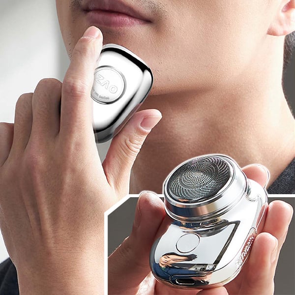 Men's Mini Electric Shaver[Good For Beard, Hair and Bald Head😮]