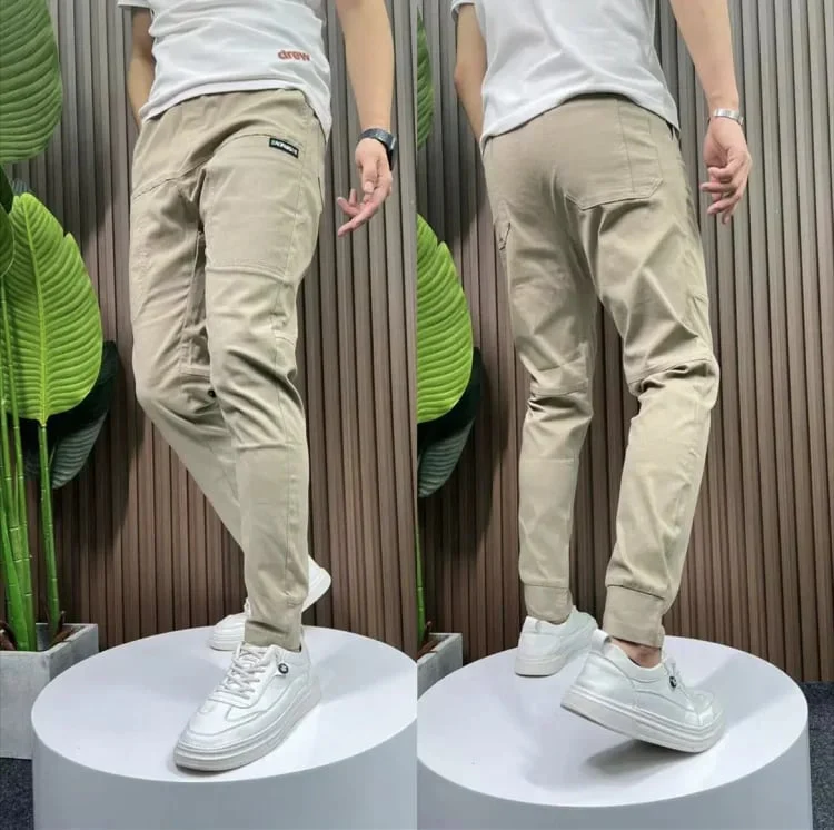Buy 2 Free Shipping - Men's High Stretch Multi-pocket Skinny Cargo Pants - Image 7