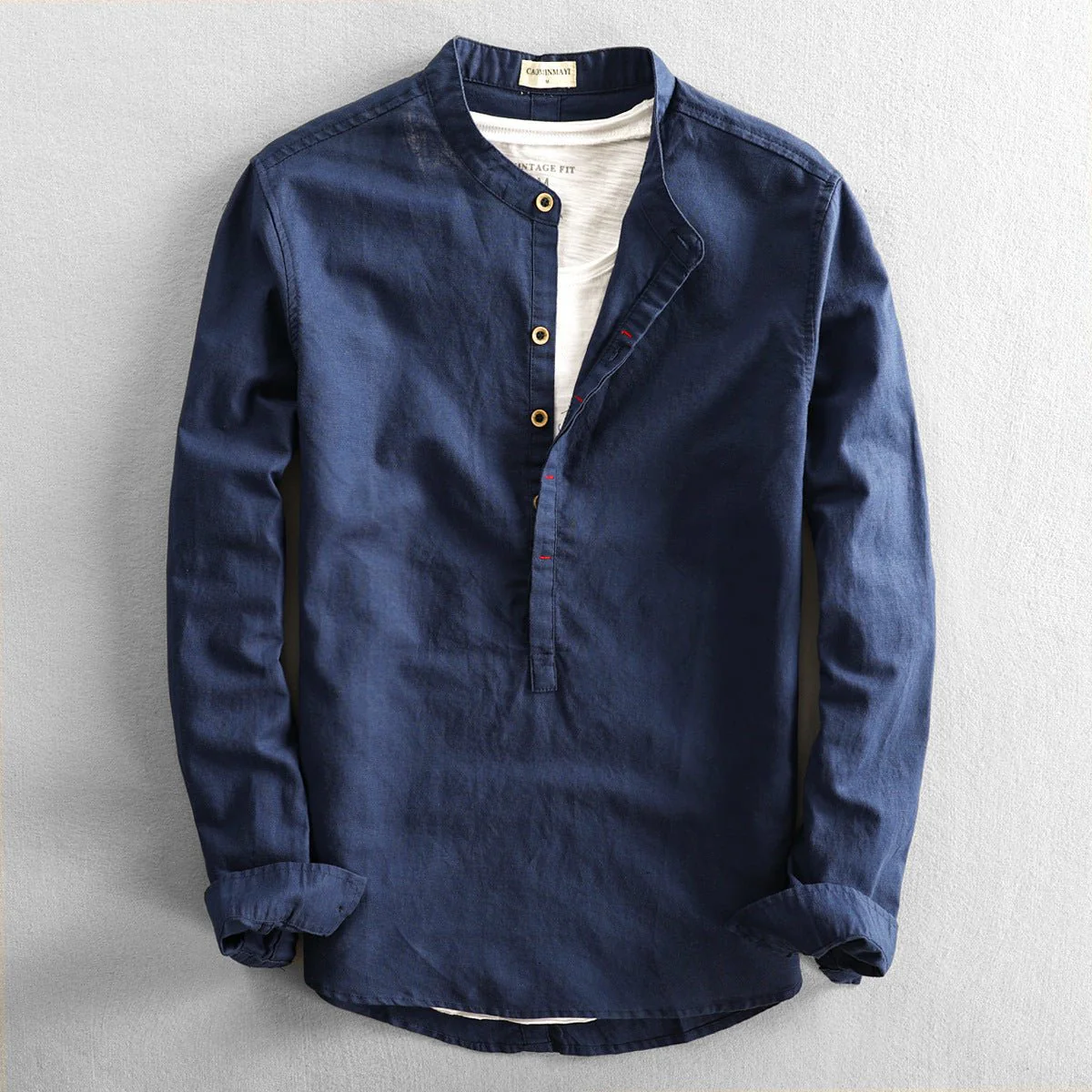 PROVENCE LONG SLEEVE LINEN SHIRT - Image 4