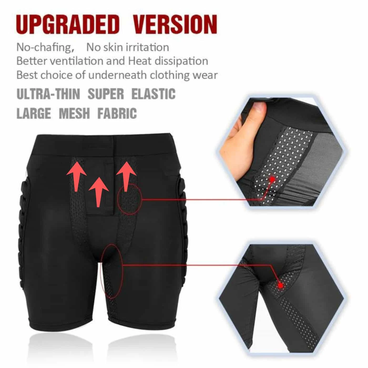Snowboard and Ski Impact Shorts - Image 4