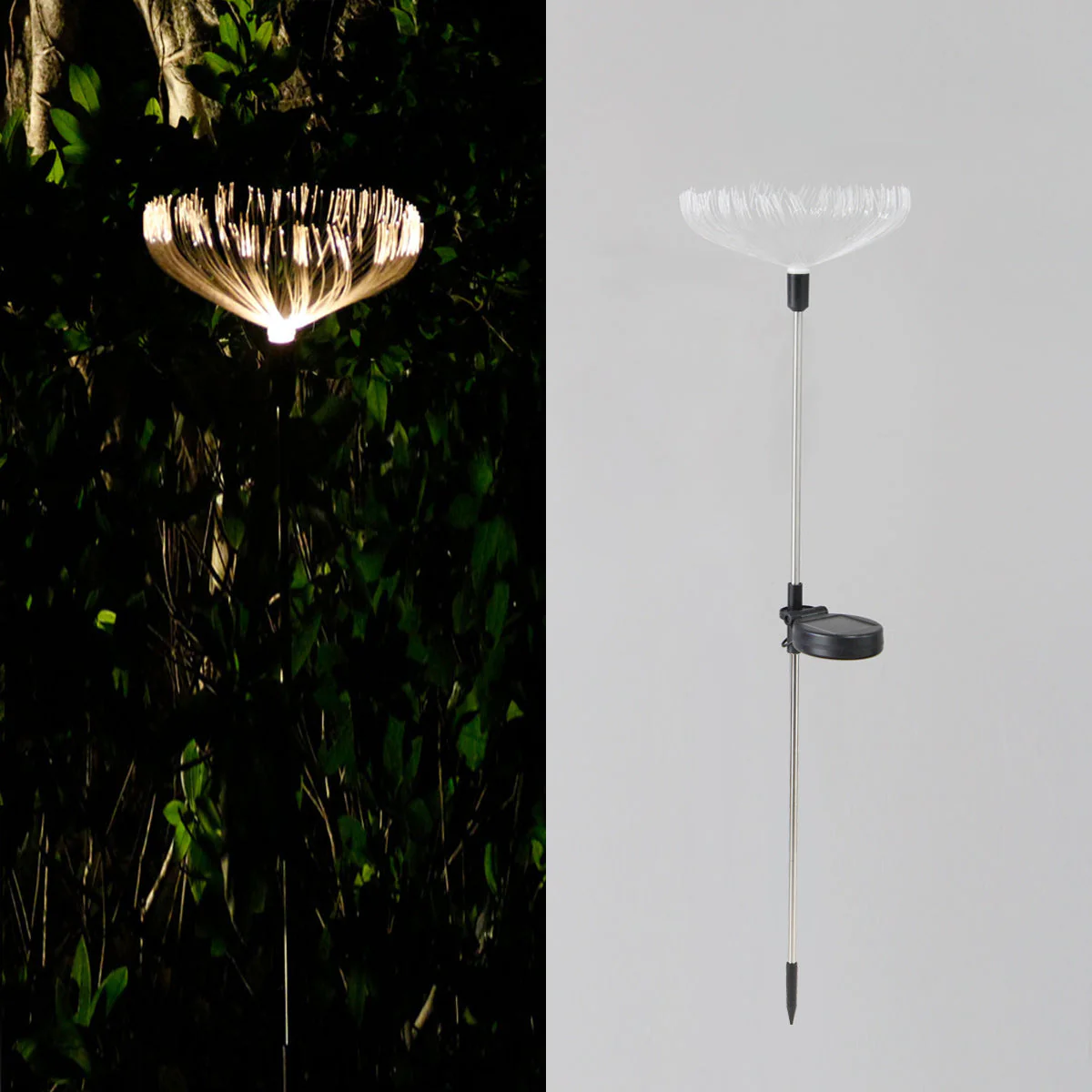 Solar Outdoor Garden Lights Decorative Waterproof Flower Fiber Optic Reed Landscape Lighting for Patio Driveway Pathway Lawn Ground - Image 10