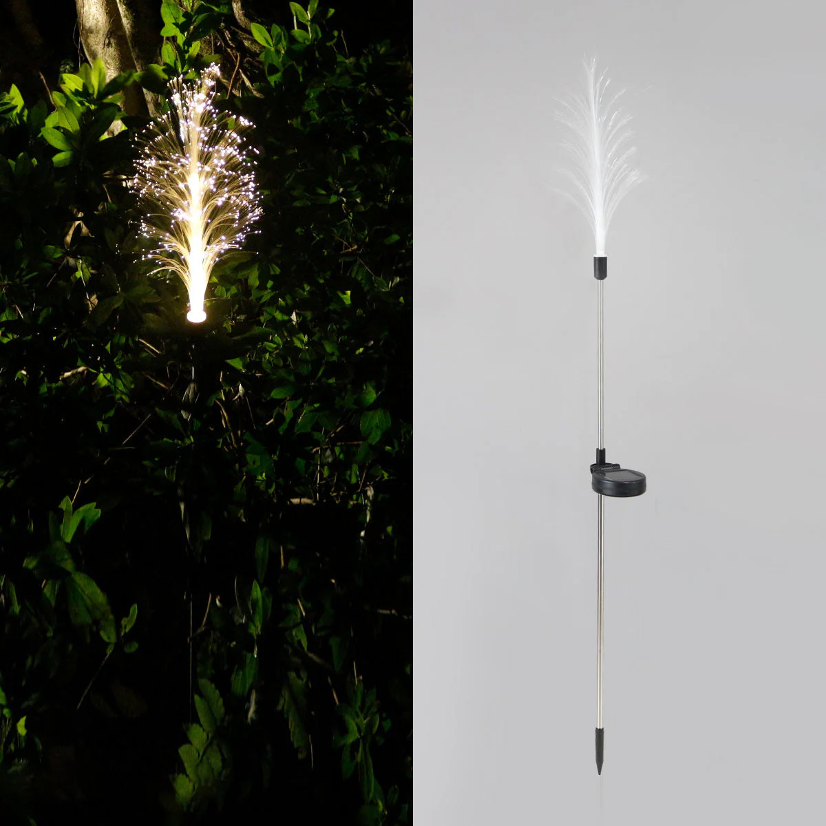 Solar Outdoor Garden Lights Decorative Waterproof Flower Fiber Optic Reed Landscape Lighting for Patio Driveway Pathway Lawn Ground - Image 6