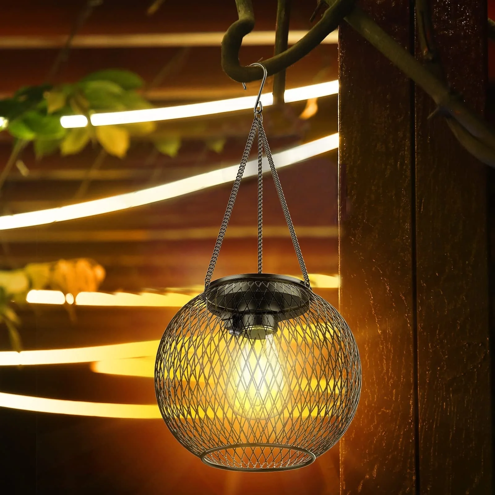 Solar Outdoor Lights Upgraded Hanging Lantern - Image 2