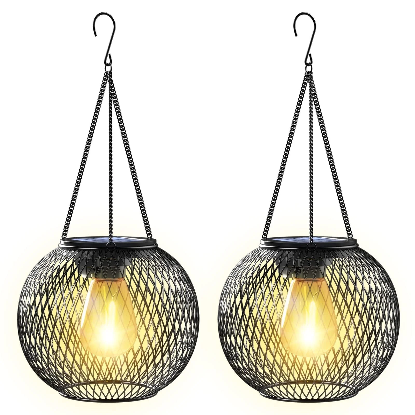 Solar Outdoor Lights Upgraded Hanging Lantern - Image 5