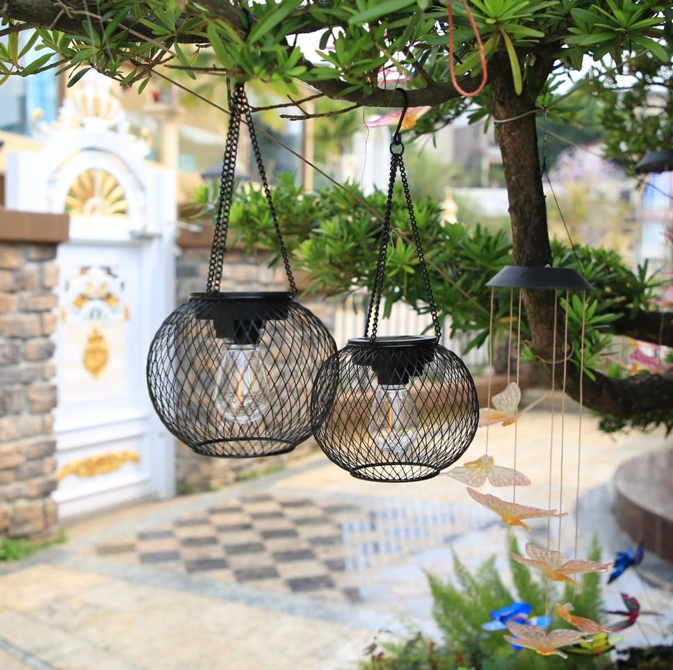 Solar Outdoor Lights Upgraded Hanging Lantern - Image 7