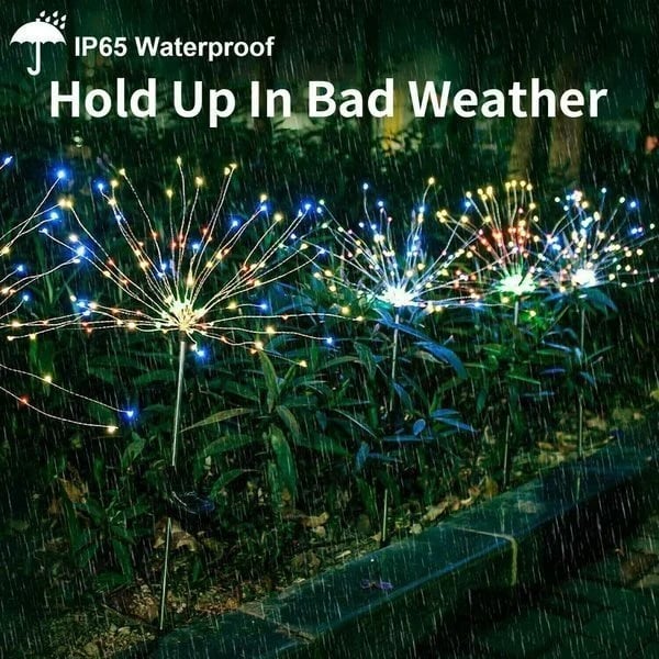 Waterproof  Solar Garden  Fireworks Lamp - Image 6