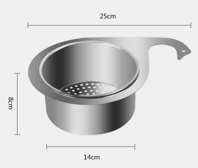 Stainless Steel Swan Sink Strainer Basket - Image 6