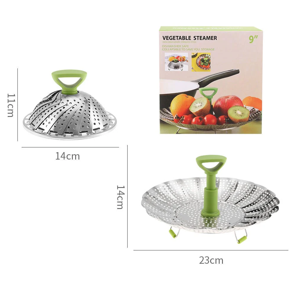 Stainless Steel Vegetable Steamer Basket - Image 5