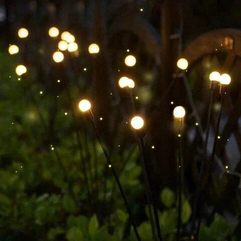 (garden-upgrade)Starburst Swaying Solar Garden Lights - Image 5