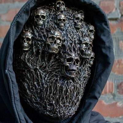 Steam Skull Halloween Mask - Image 3