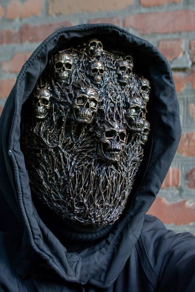 Steam Skull Halloween Mask - Image 4