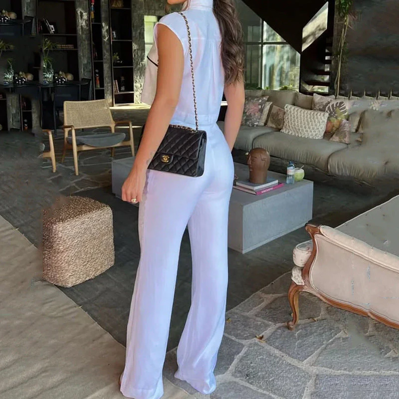 Stylish and simple waist-cinching suit pants - Image 3