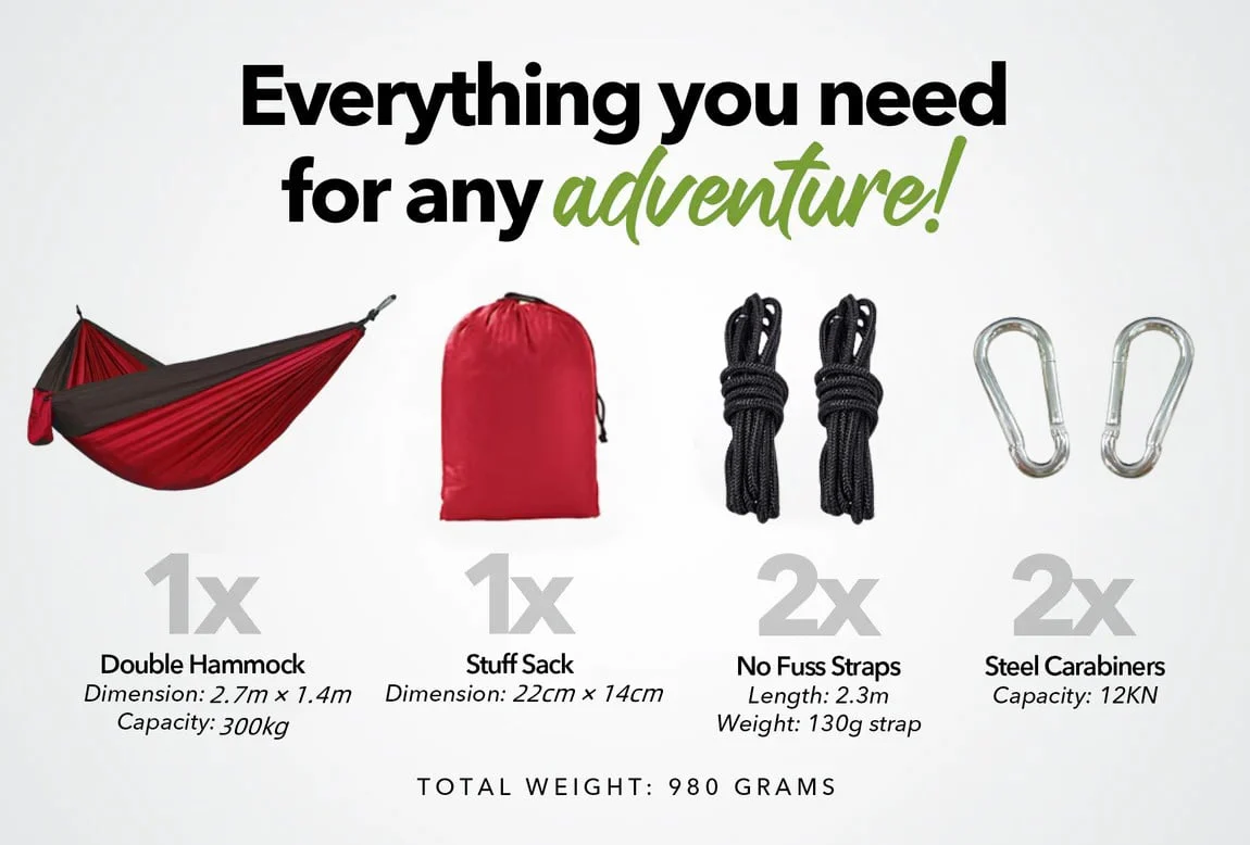 Camping Hammock with Straps Bundle - Image 4