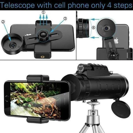 40x60 high resolution waterproof monocular telescope - Image 3