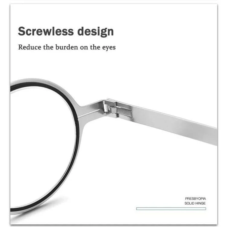 Ultra Light Titanium Material Screwless Foldable Reading Glasses - Image 13