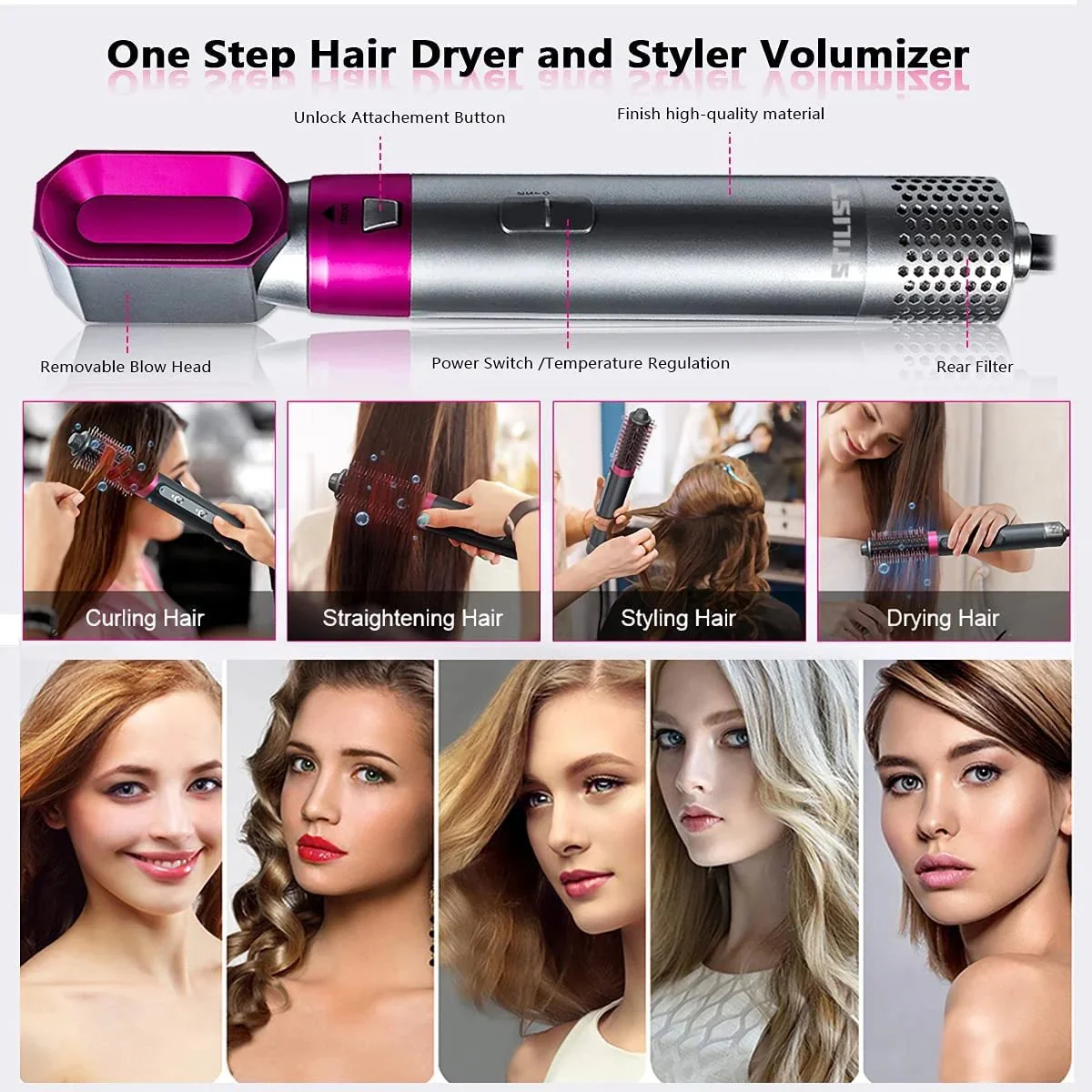 5 in 1 Complete Hair Styler Set - Image 6