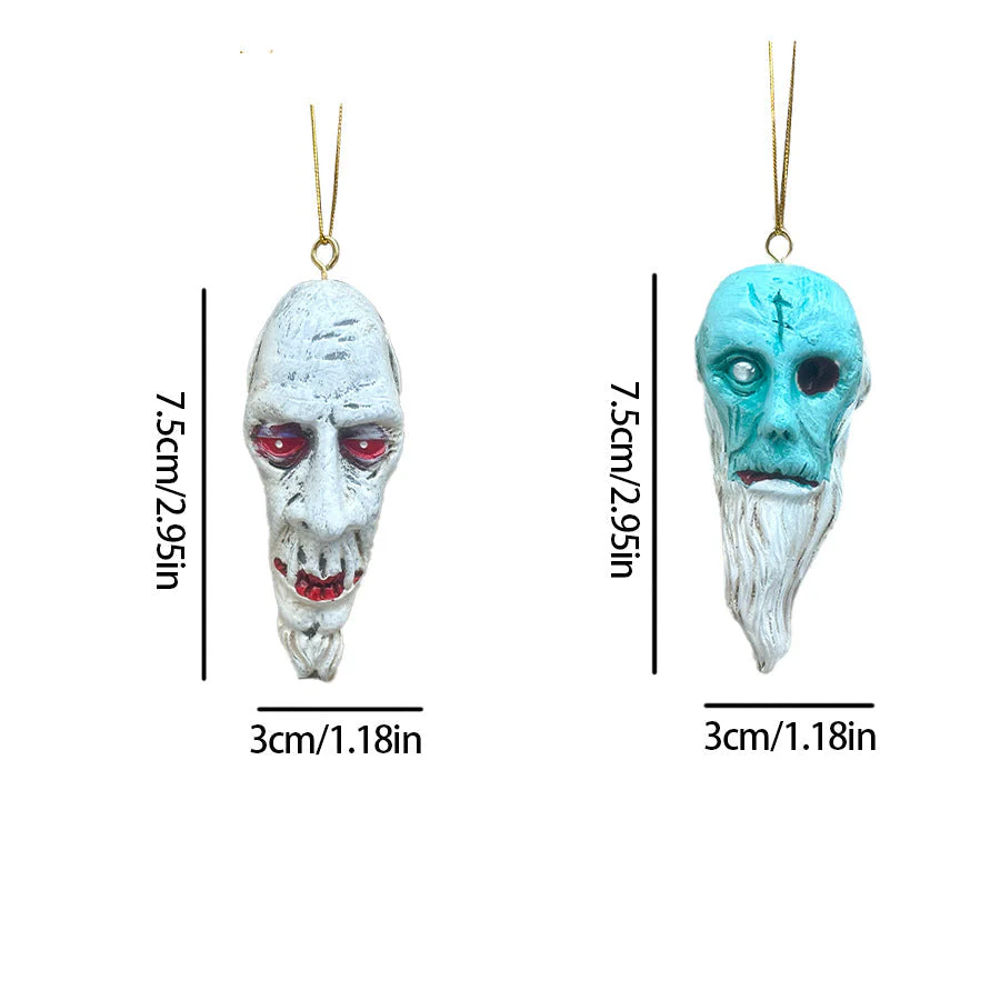 Vampire Gothic Horror Pendant Ornament Four Color Devil Skull - Image 7