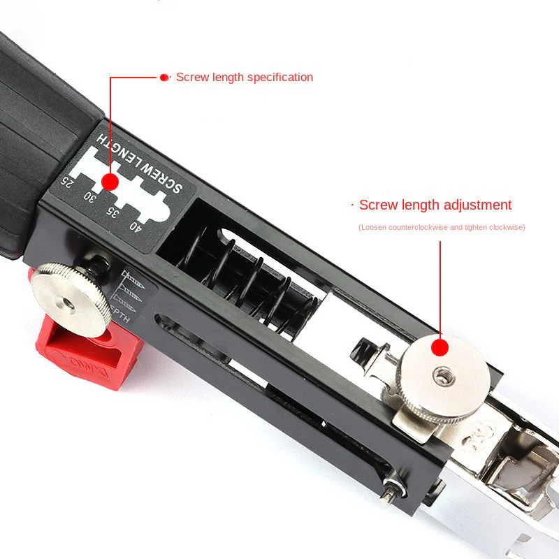 Woodwork Automatic Nail Gun Adapter Electric Drill Chain Attachment Set for Nail Gun Electric Drill - Image 3