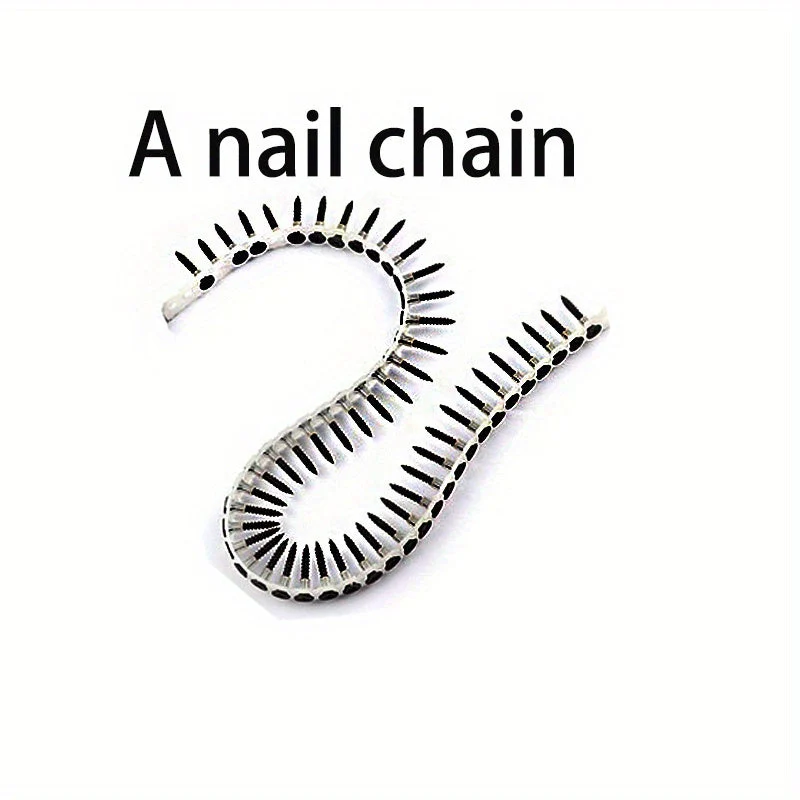 Woodwork Automatic Nail Gun Adapter Electric Drill Chain Attachment Set for Nail Gun Electric Drill - Image 5