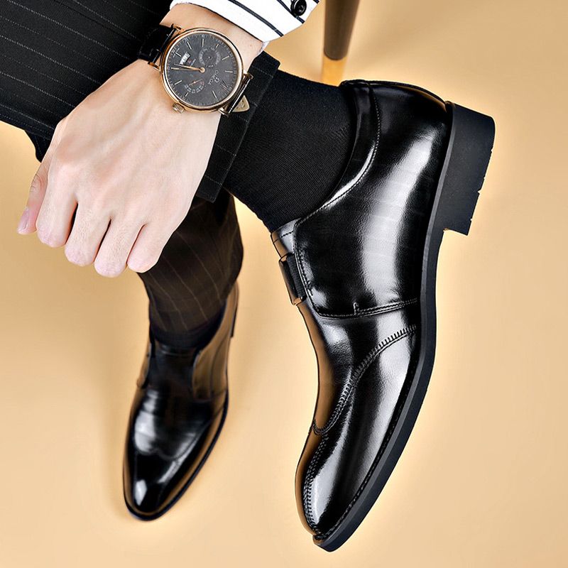new men's leather sports shoes (suitable for many occasions)   free shipping - Image 7